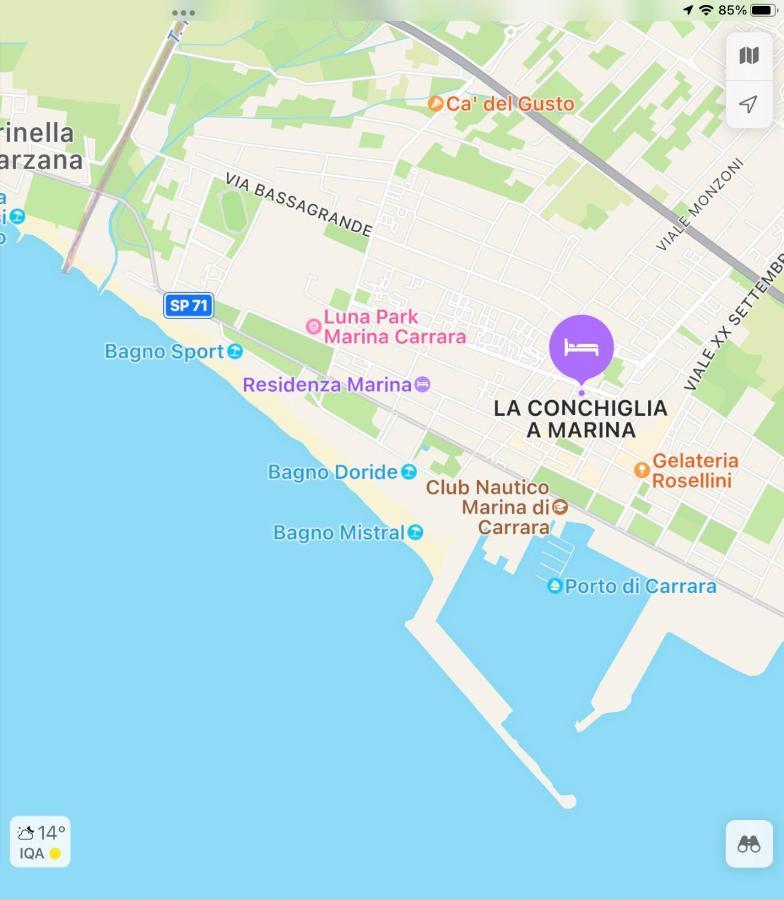 La Conchiglia A Marina Appartement Marina Di Carrara Buitenkant foto
